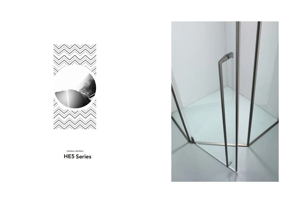Tempered Clear Glass Casement Door Shower Room Tempered Clear Glass Casement Door Shower Room