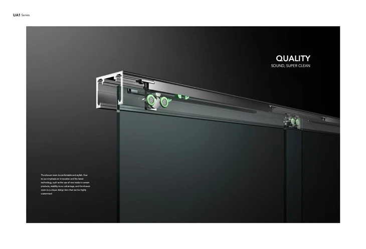Two Stainless Steel Sliding Shower Doors With One Shower Room Two Stainless Steel Sliding Shower Doors With One Shower Room